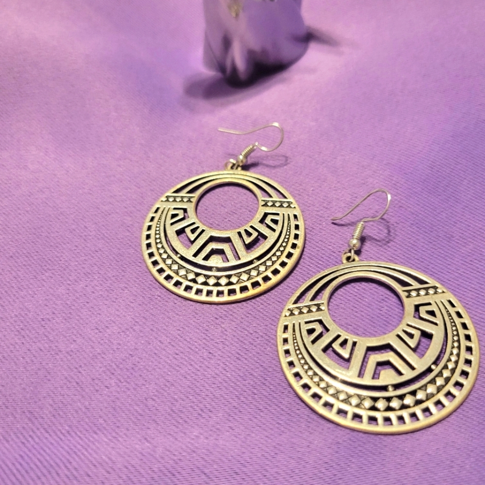 🌺Silver Abstract Earrings🌺